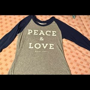 🚨FREE with any other purchase… Spiritual Gangster peace and love baseball tee